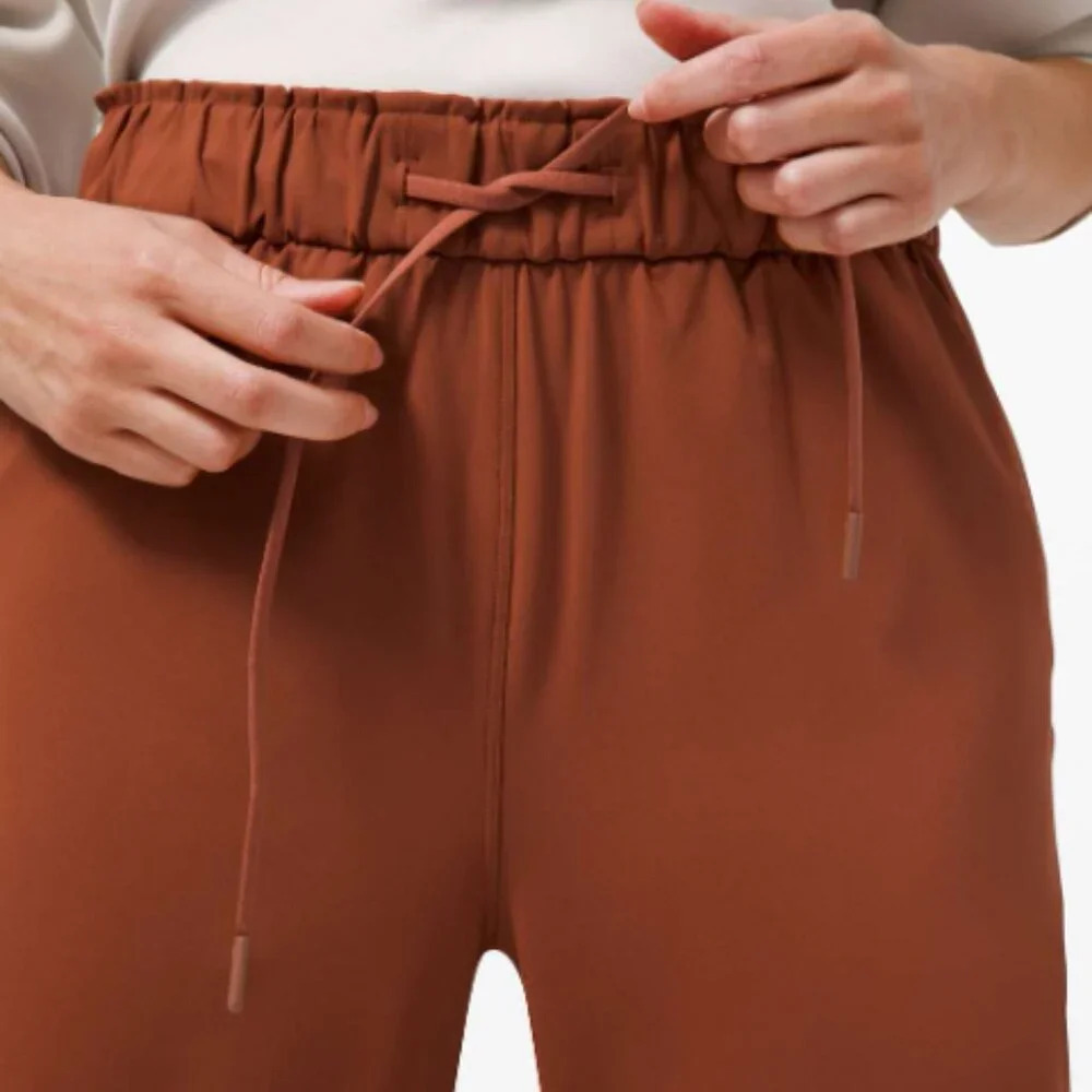 Lululemon Keep Moving Crop High Rise 23" Dark Terracotta SIZE 6 - Picture 10 of 11